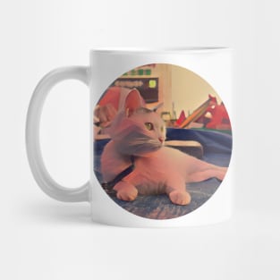 Dominant floppy cat Mug